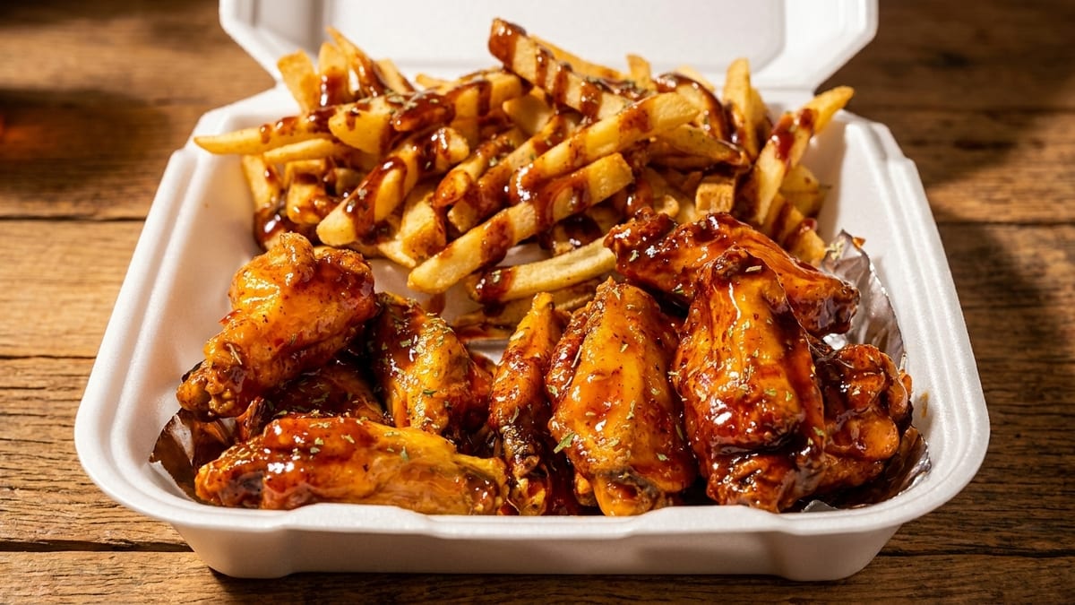 Wings. Burgers. Loaded Fries.